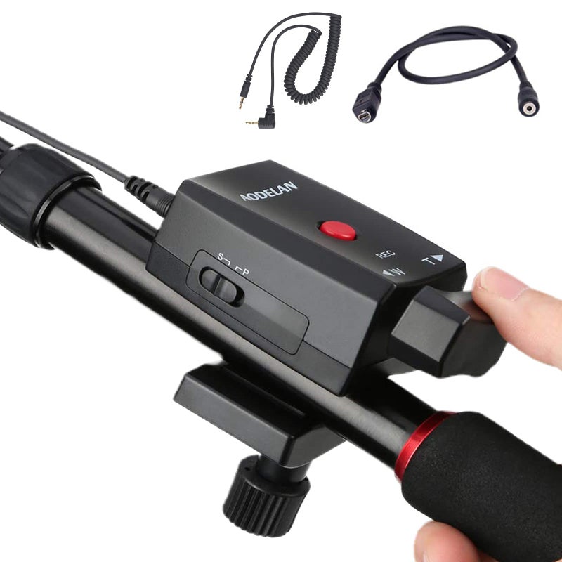 AODELAN Camcorder Zoom Controller Lanc Video Camera Remote Control with 2.5mm Jack Cable Compatible with Sony NX5C 150P 190P 198P for Canon XL1S XL2 XM1 XM2 for Panasonic DVC33 DVC63 - Image 1